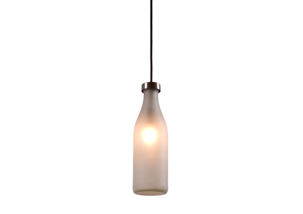 Milk bottle lamp single - Pendant lights - Iconic Dutch