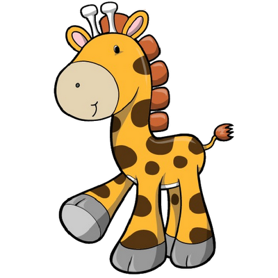 Giraffe Cartoon Animal Clip Art Images. Cute Giraffes,Funny 