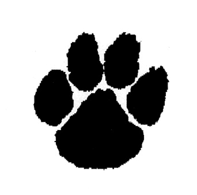 Outline Of A Lion Paw Print - Clipart library