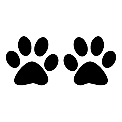 Cat Paw Stencil - Clipart library