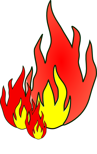 Fire Flames Clipart Black And White | Clipart library - Free Clipart 