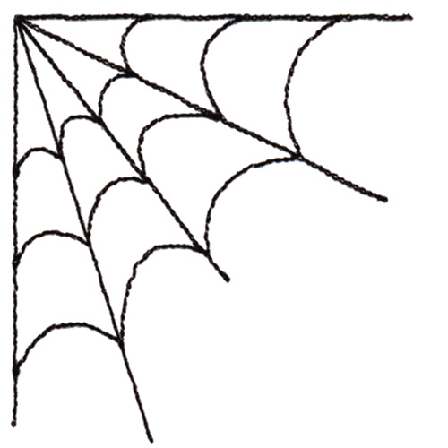 Corner Spiderweb Vector - Clipart library