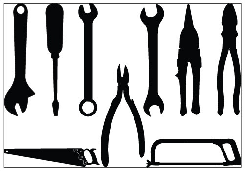 Construction Tools Clipart Black And White | Clipart library - Free 