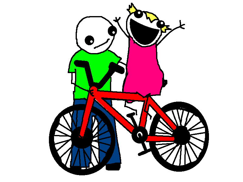 free clip art bike rider - photo #28