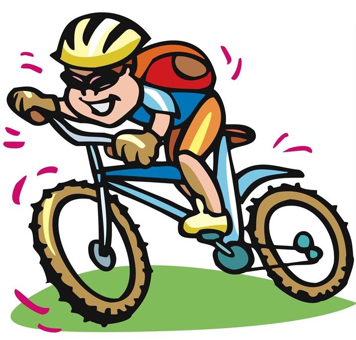 clipart of bike riding - photo #24