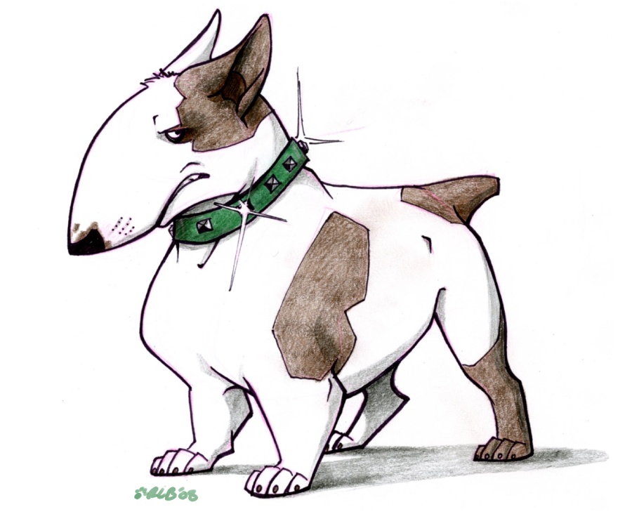 Clip Arts Related To : english bull terrier clipart. 