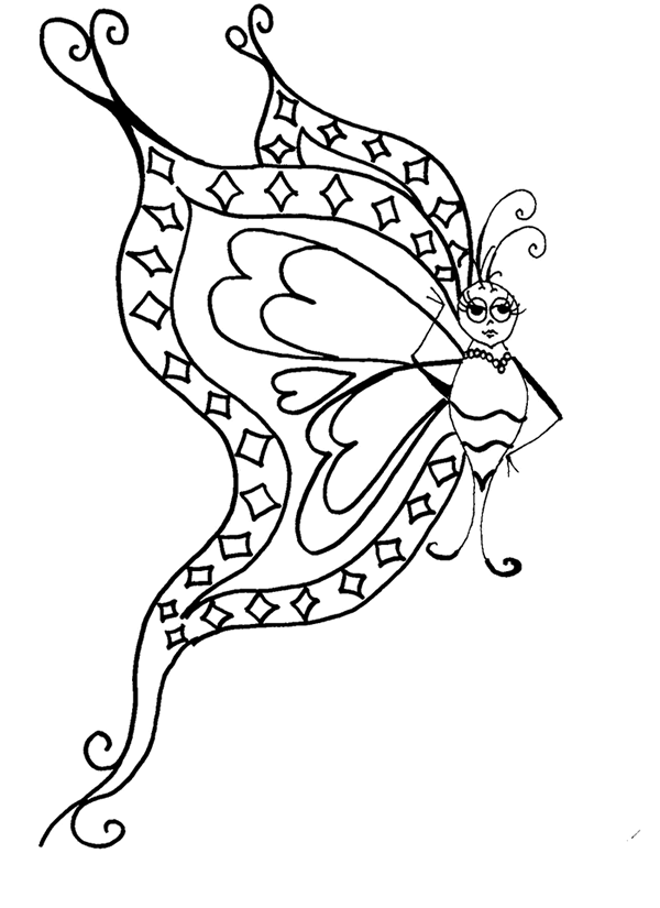 Printable monarch butterfly coloring page Keep Healthy Eating Simple