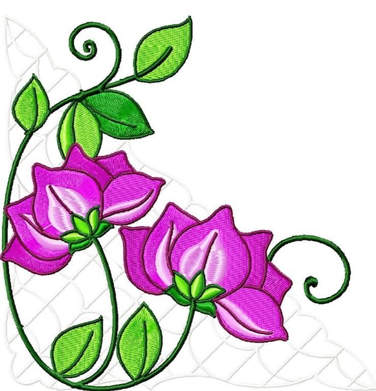 free machine embroidery clipart - photo #40