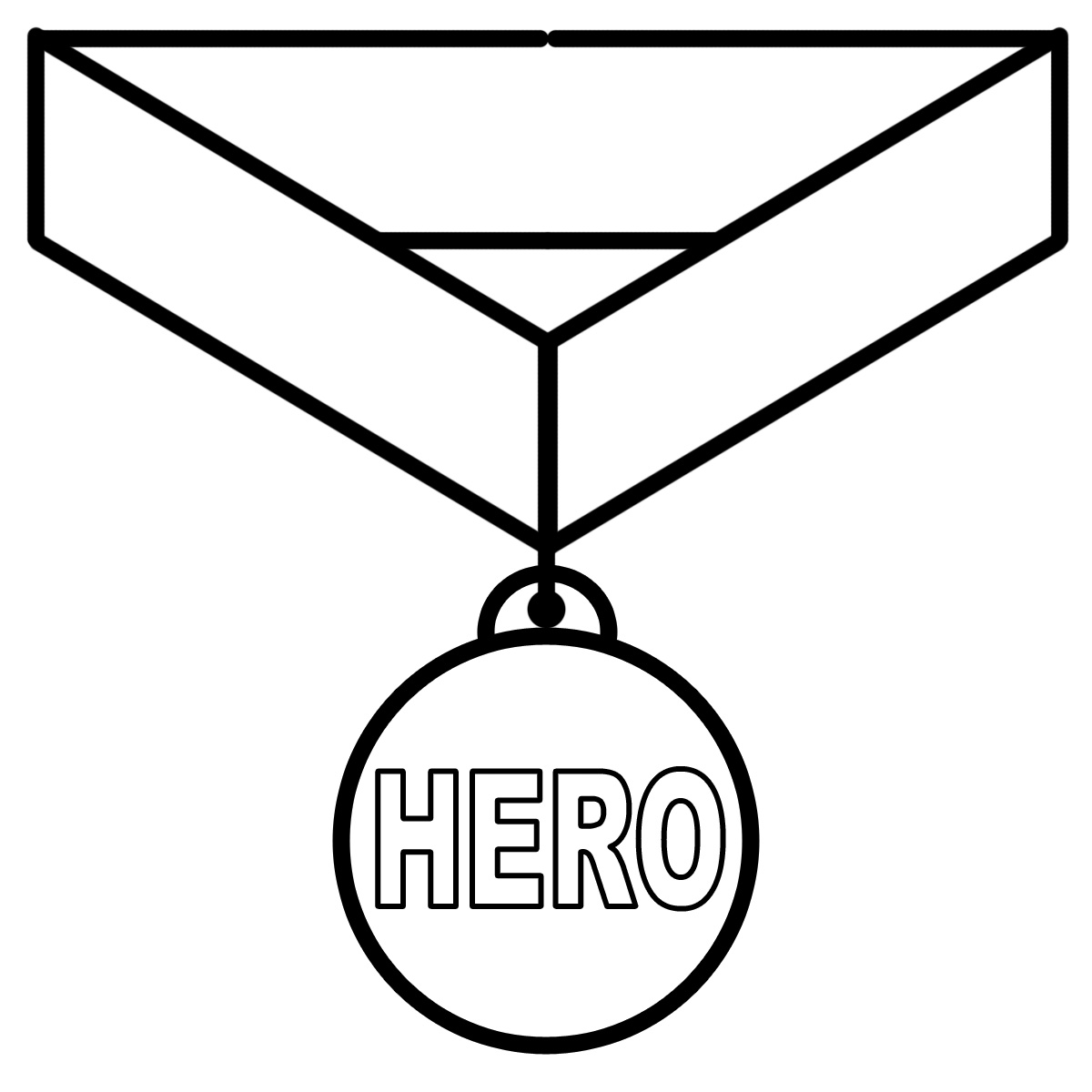 Medal Clipart Black And White | Clipart library - Free Clipart Images