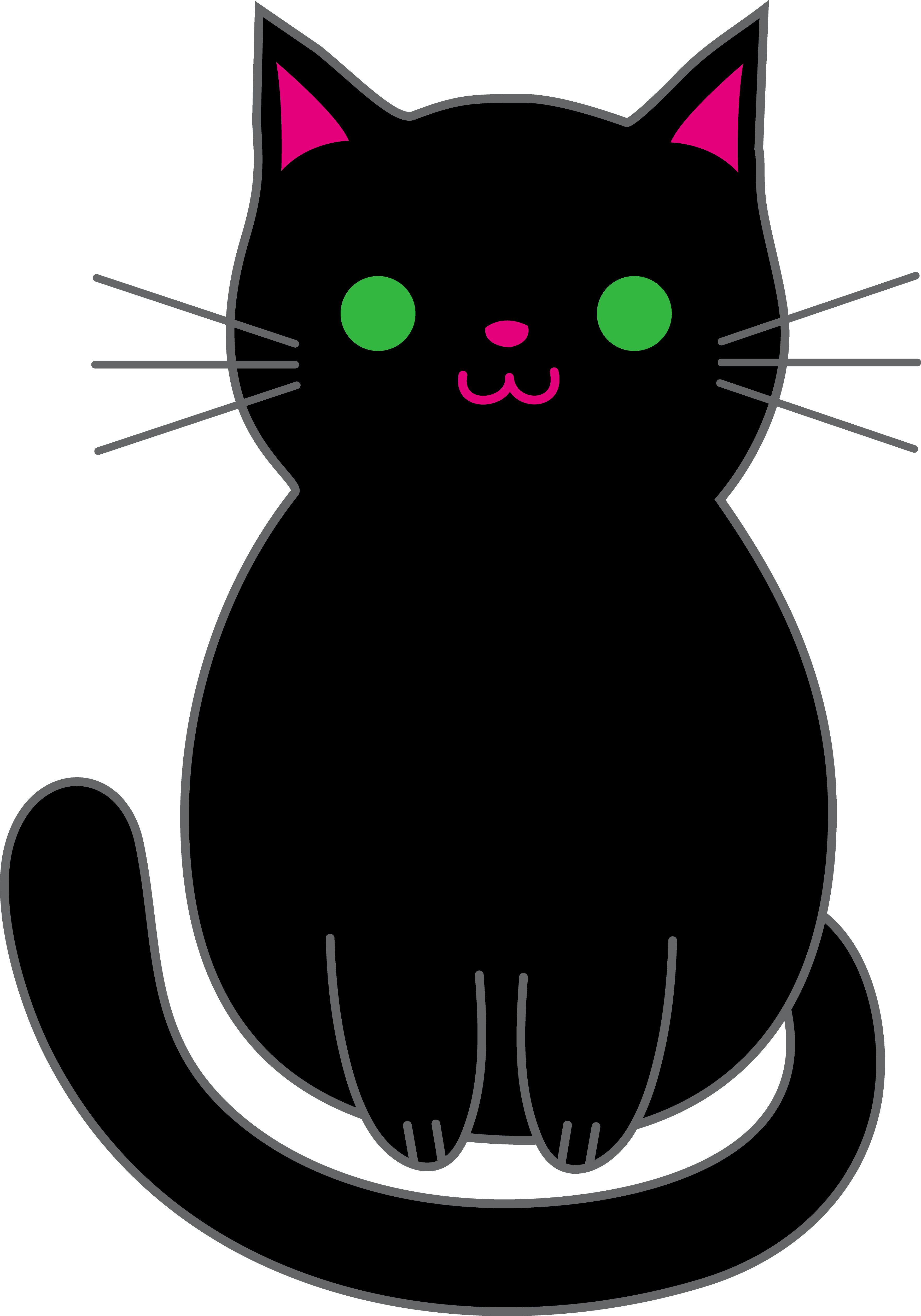Wallpapers For  Cute Anime Black Cat Wallpaper