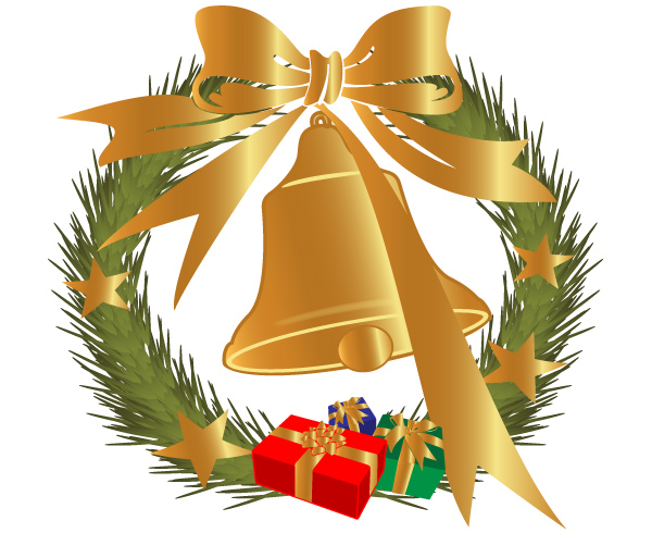 Christmas Bell Decoration Vector Free Download | Free Christmas 