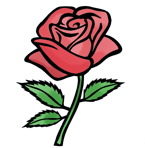 Free Rose Cartoon Drawing, Download Free Rose Cartoon Drawing png