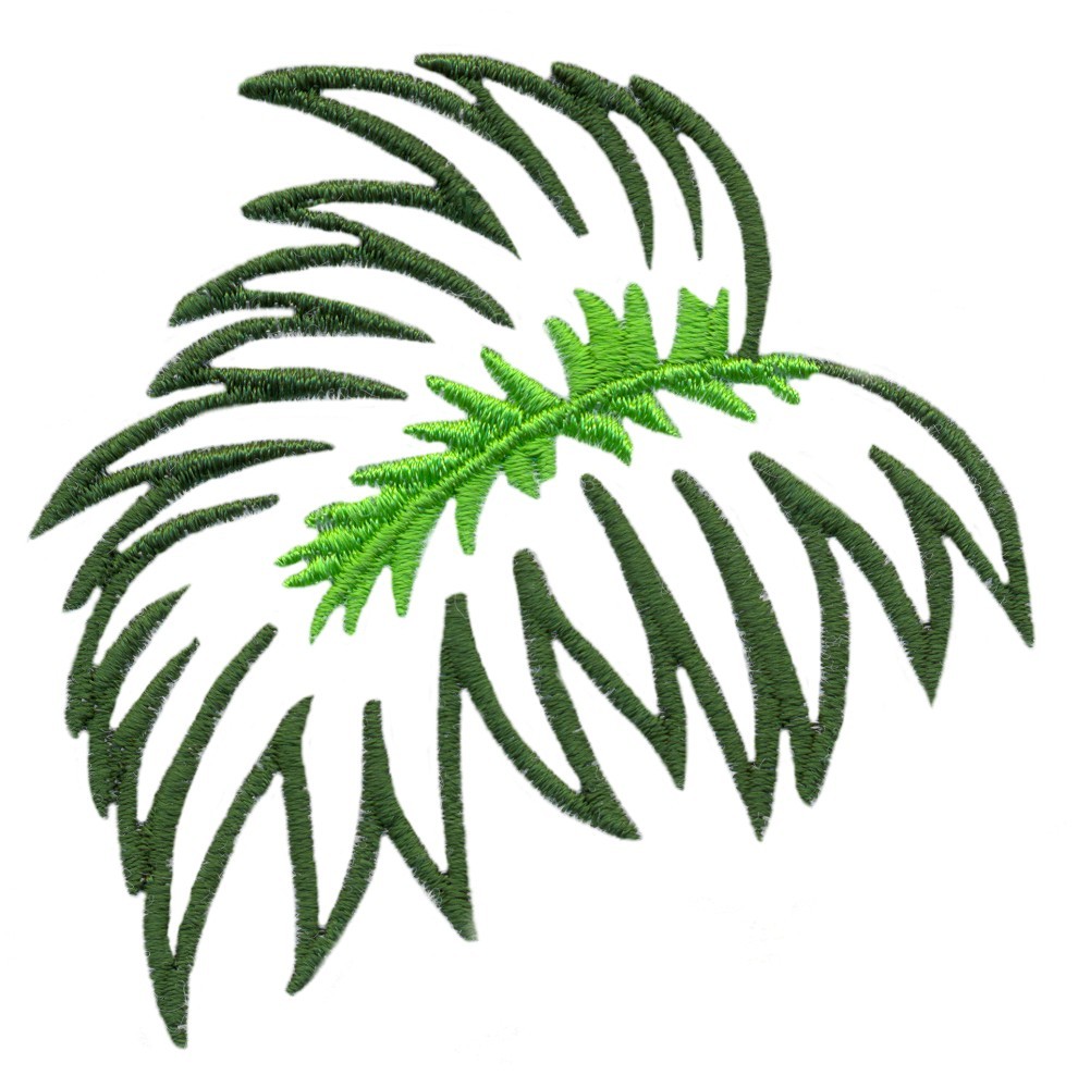 tropical rainforest leaves template