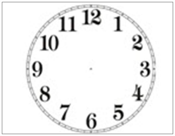 Printable Analog Clock Face - Clipart library