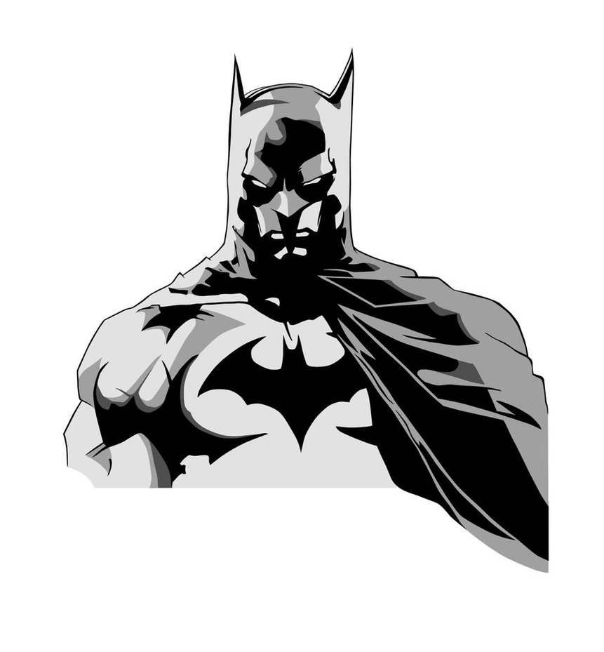 Batman Colored by LarsEliasNielsen on Clipart library
