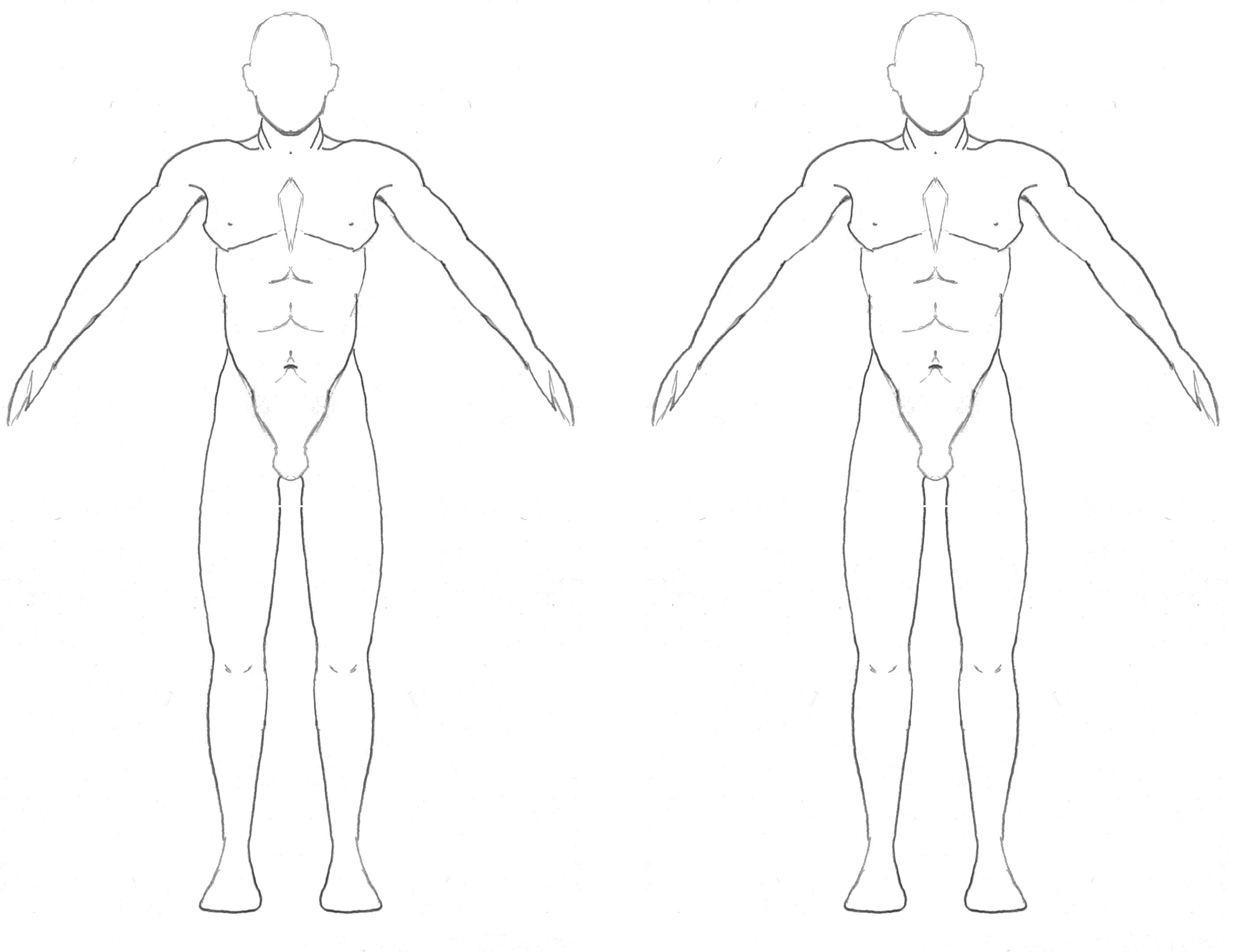 Free Blank Body, Download Free Blank Body png images, Free With Blank Body Map Template