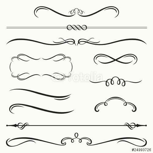 Decorative Borders and Frames Stock image and royalty-free vector 