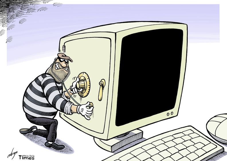 cartoons on cyber crime - Clip Art Library