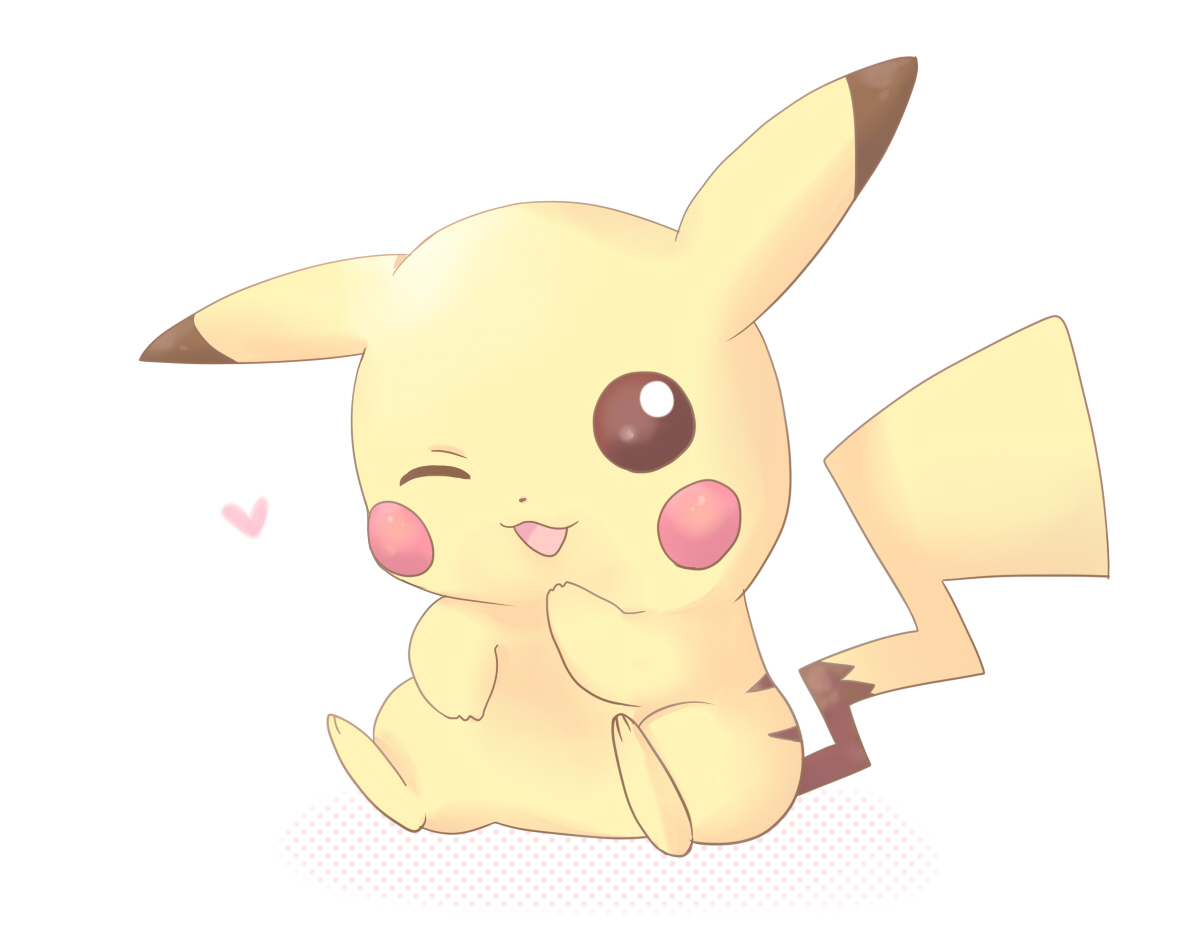 cute pikachu drawing - Clip Art Library