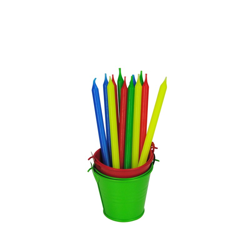 The Party Cupboard : Assorted Bright Birthday Candles : Birthday 