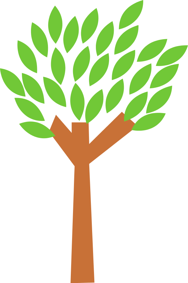 green tree - vector Clip Art