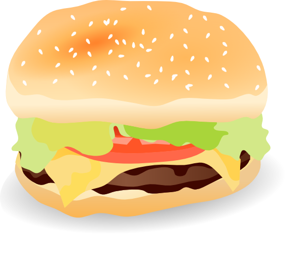 Hamburger clip art - vector clip art online, royalty free  public 
