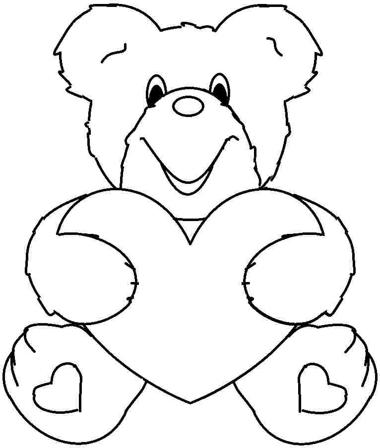 Valentine Coloring Pages For Preschool The best coloring