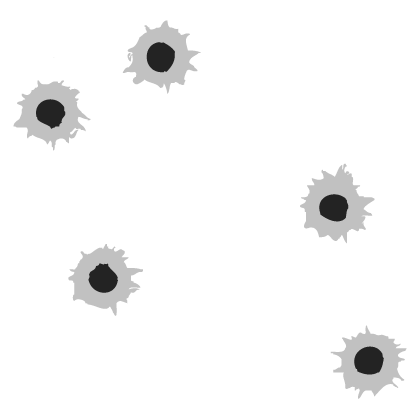 Bullet Hole Png - Clipart library