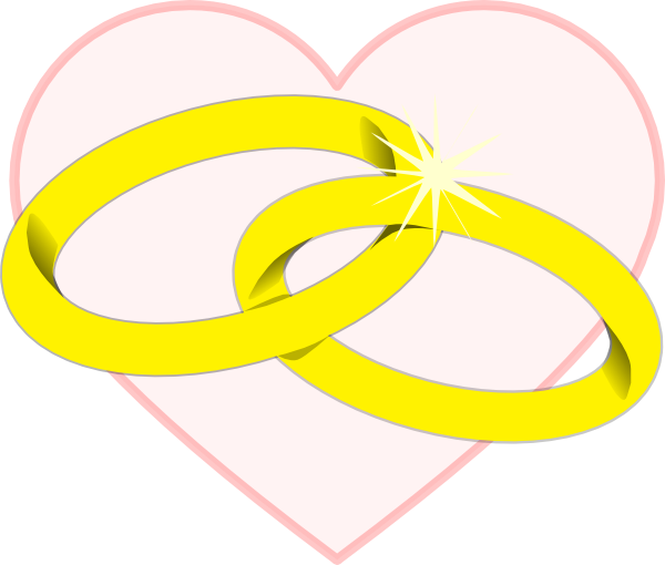 Wedding Rings2 clip art - vector clip art online, royalty free