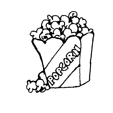 Pix For  Popping Popcorn Clip Art