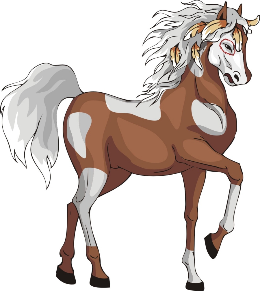 Free Horse Vector Graphics #18 - I Love Horses Icons