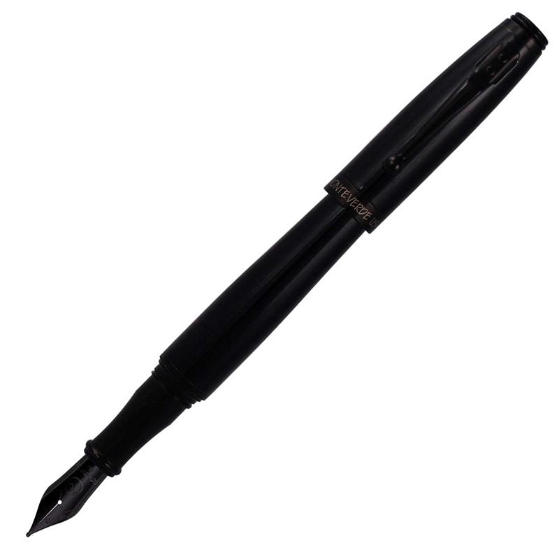 Monteverde Invincia Color Fusion Black Stealth Fountain Pen Medium 