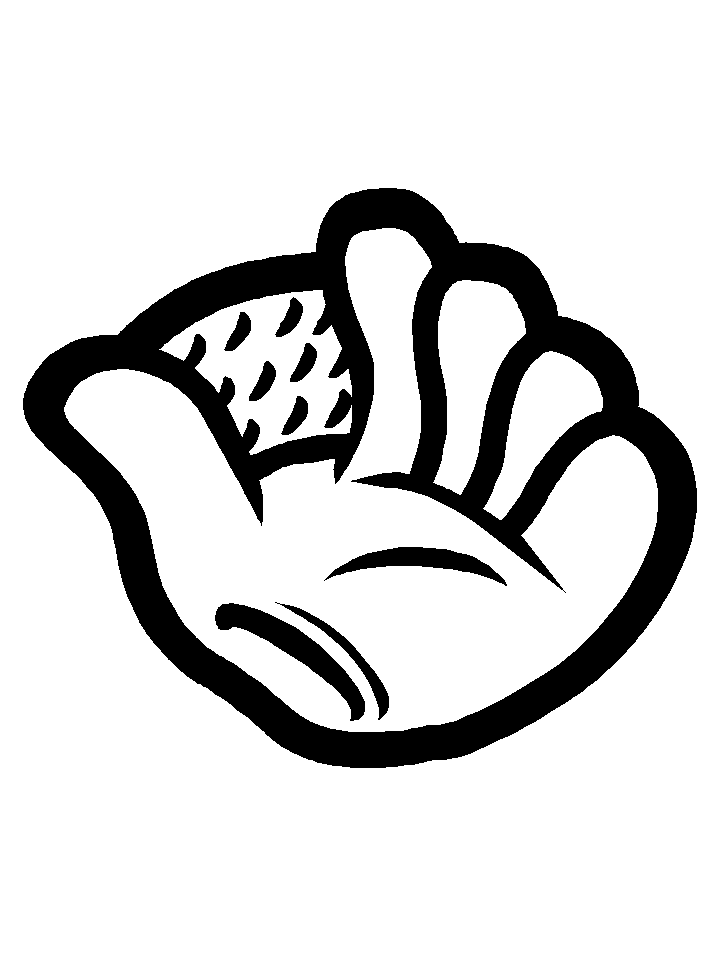 guante de beisbol dibujo - Clip Art Library