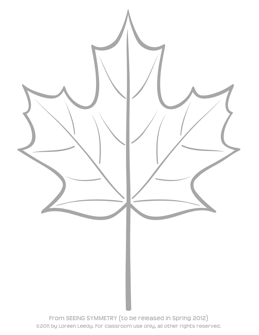clipart maple leaf outline - photo #47