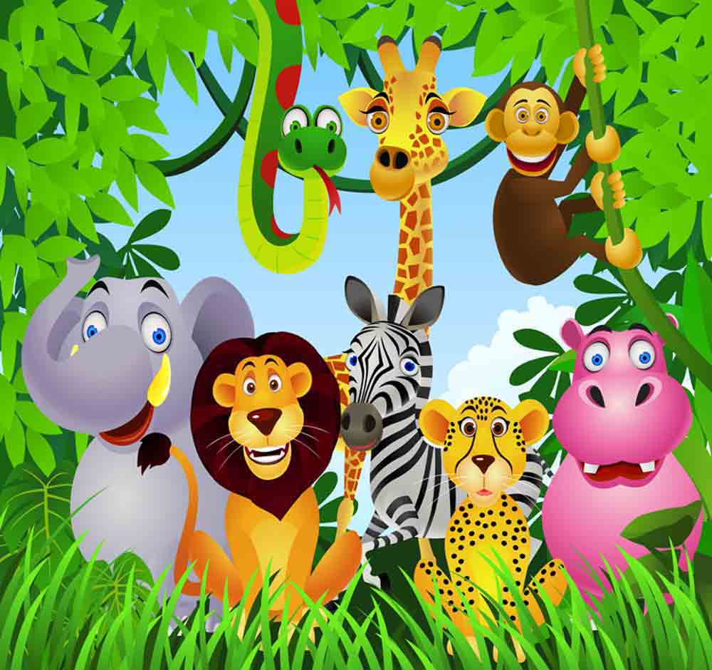 clipart and jungle animals and free