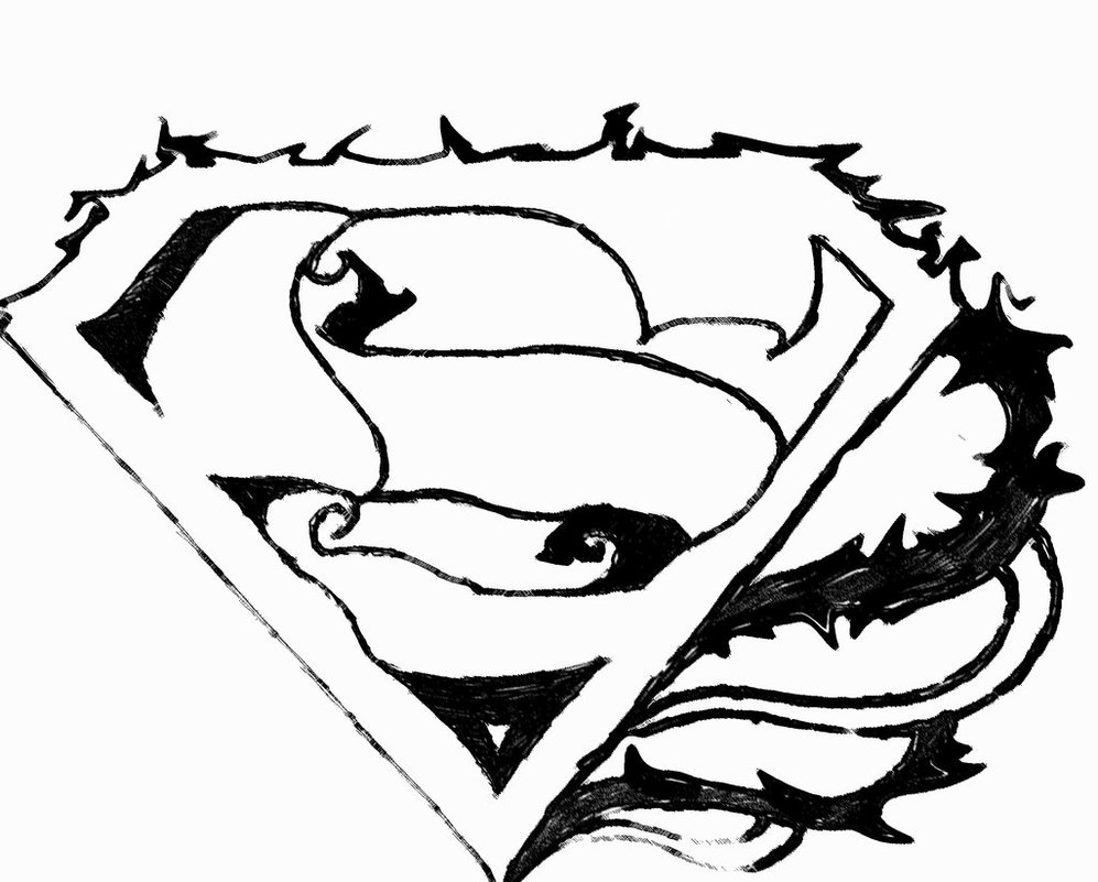 Free Superman Logo Coloring Pages Download Free Clip Art Free Clip Art On Clipart Library