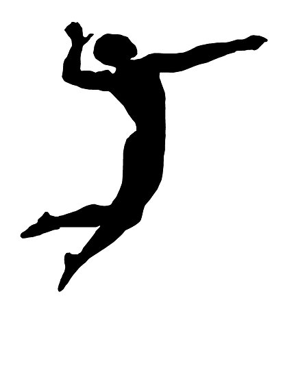 Volleyball Spike Silhouette by | Clipart library - Free Clipart Images