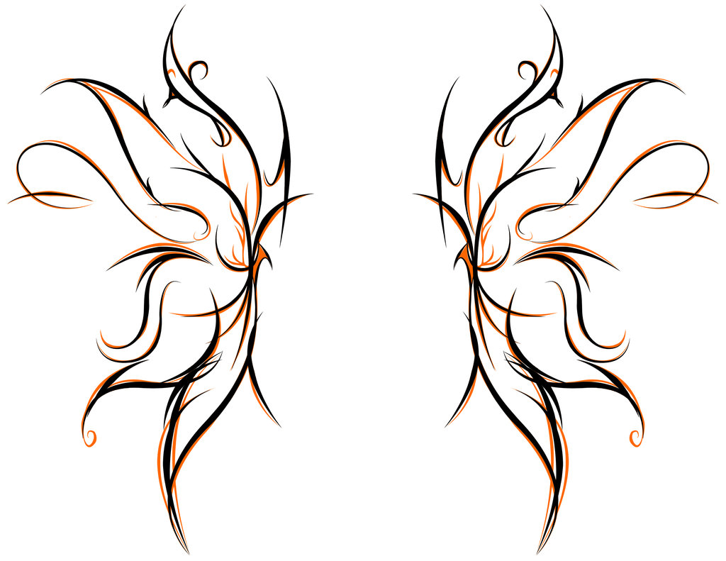 Tribal Butterfly by youxknowxnothing on Clipart library