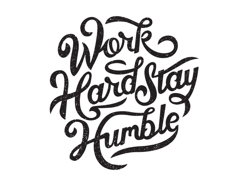 Money Is Not Important - visualgraphc: Work hard stay humble 