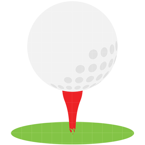 Golf Ball Clip Art - Quarter Clipart