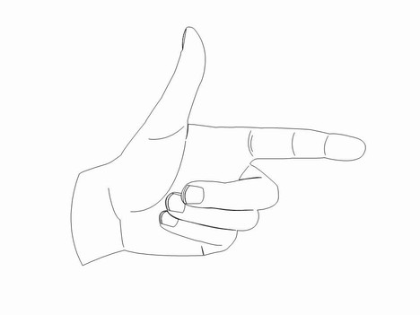 Hand Signs Template