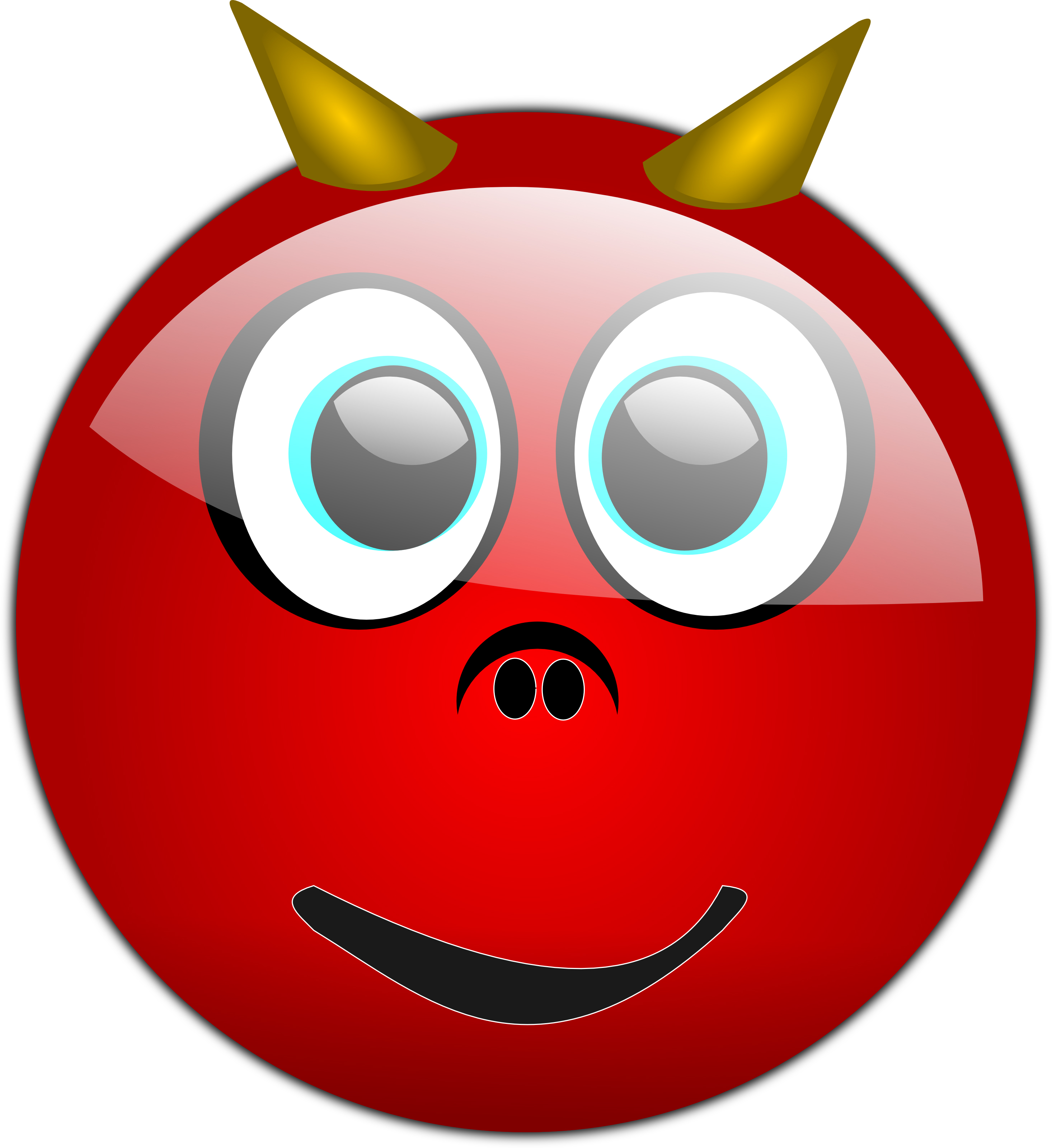 Devil Emoticon - Free Halloween Vector Clipart - Clipart library 