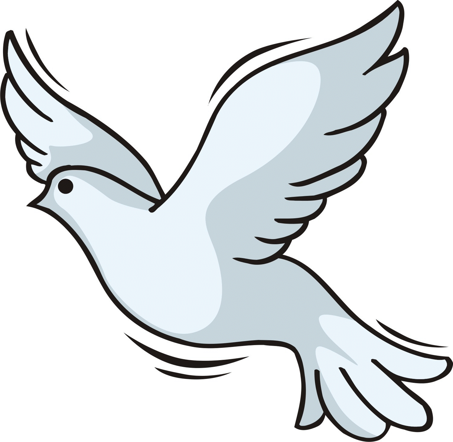 Pix For  Holy Spirit Dove Clipart