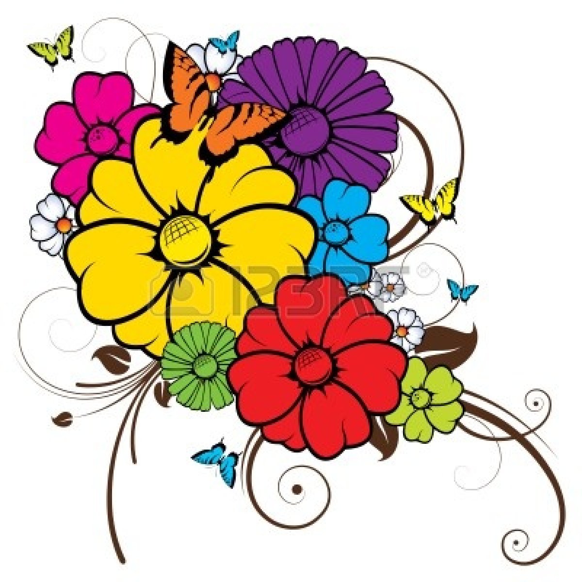 Abstract Flower Clip Art | Clipart library - Free Clipart Images