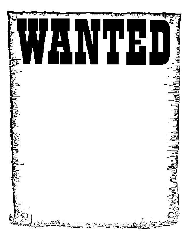 Wanted Poster Clip Art Wanted Poster Template | GamesHD