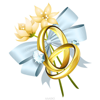 Wedding Rings Clip Art, Royalty Free Gold Anniversary Ring Stock Image