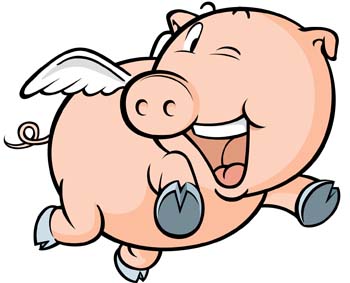 Pig with Mud Pie Free Vector 