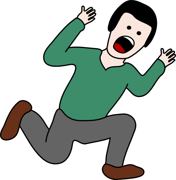 Scared Cartoon People - Clipart library