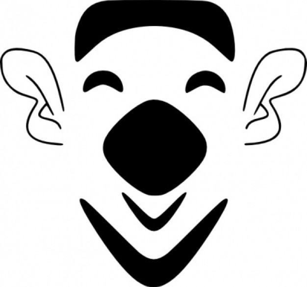 Gemmi Laughing Bearded Face clip art Vector | Free Download