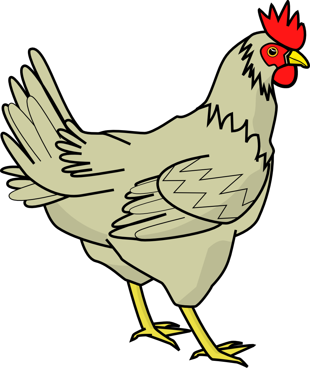 Chicken Clipart Black And White | Clipart library - Free Clipart Images